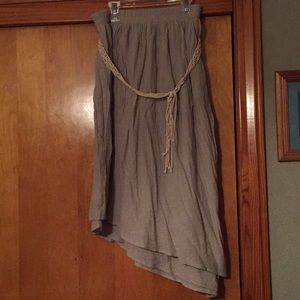 Feminine Khaki skirt by New Directions size S
